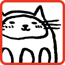 ネコダルマ A dharma-doll-cat